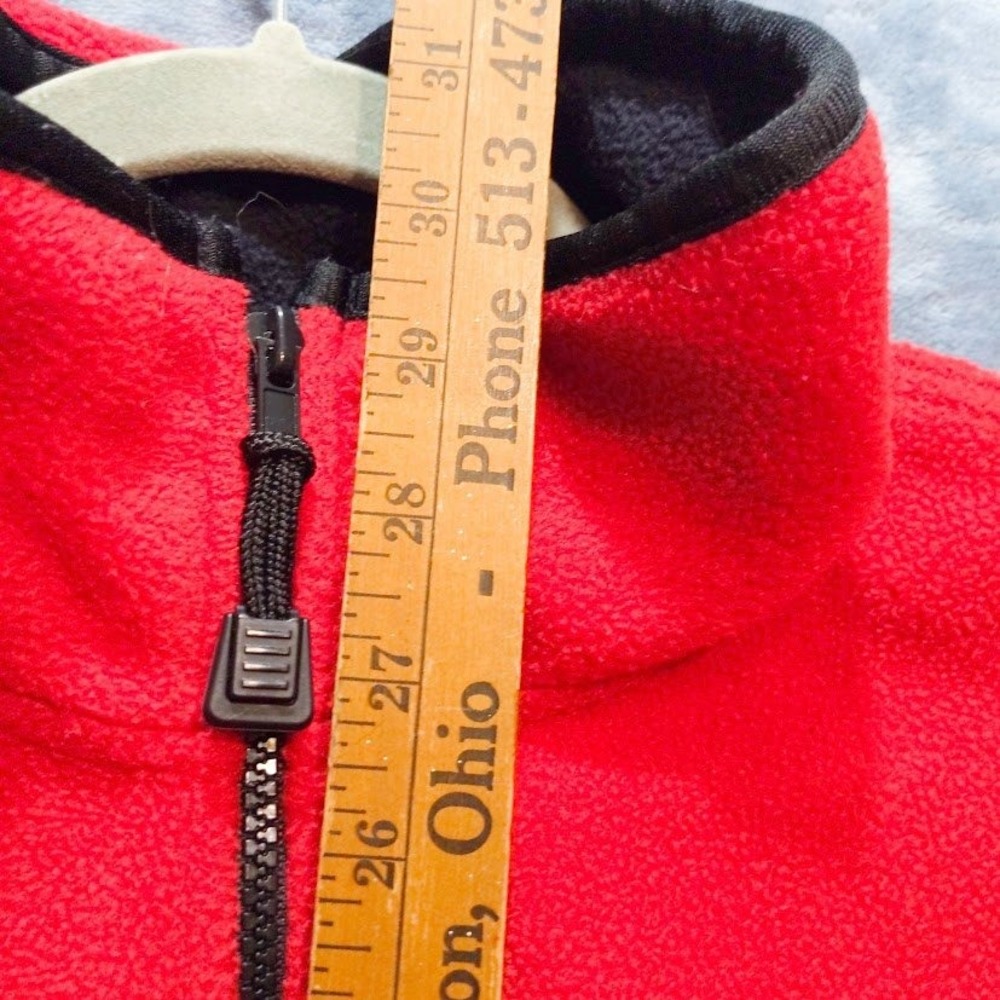 Timberlane Authentic Outerwear Colorado Mens Red Fleece Zip Pullover EAA XL - Picture 4 of 8